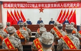 武威職業(yè)學(xué)院開展2022年上半年大學(xué)生新兵入伍歡送活動